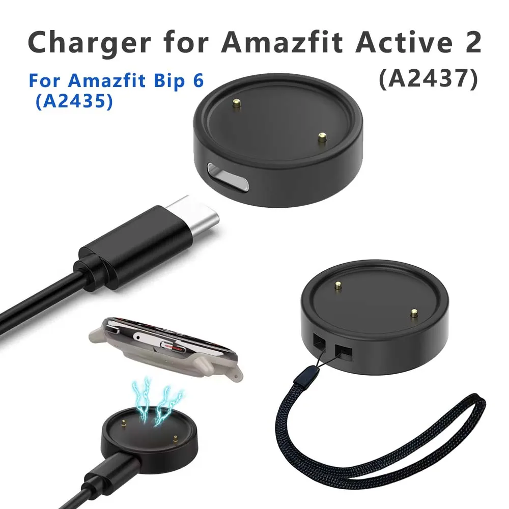 Usb Extender Active - Amazfit Active 2/Bip 6 için şarj