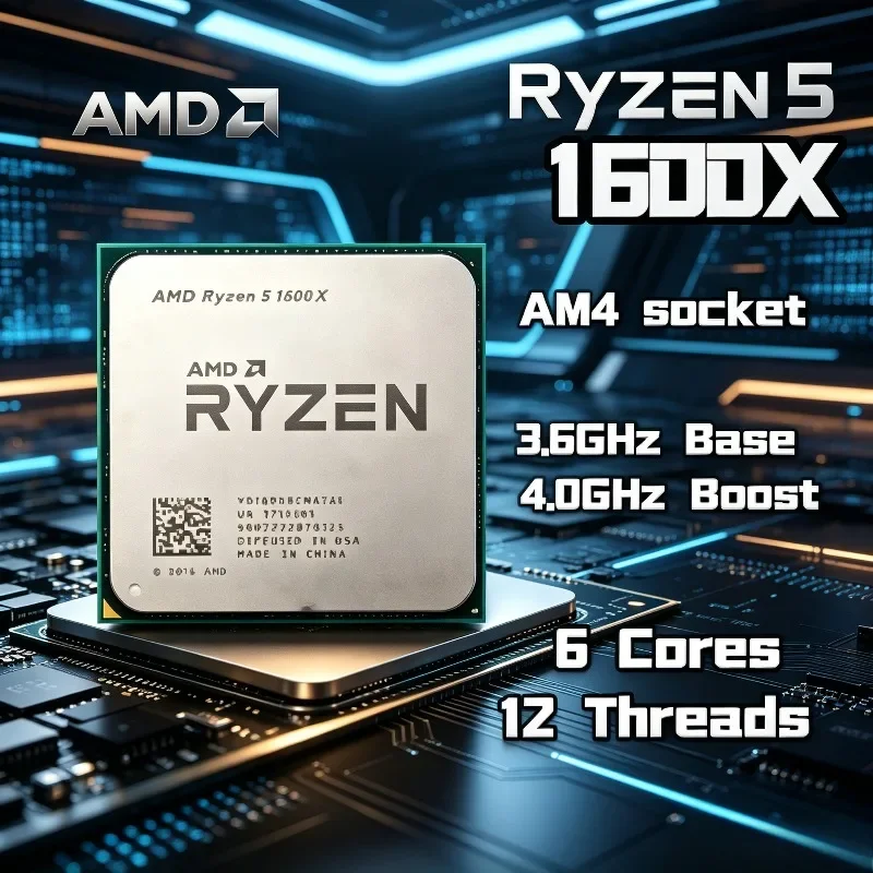 Amd Cpu Ryzen 5 - AMD Ryzen 5 1600X Orijinal ve