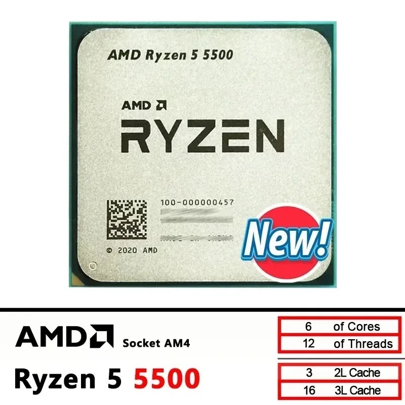 %100 Yeni AMD R5 5500 Ryzen 5  - Amd Cpu Ryzen 5 incelemesi ve fiyatı