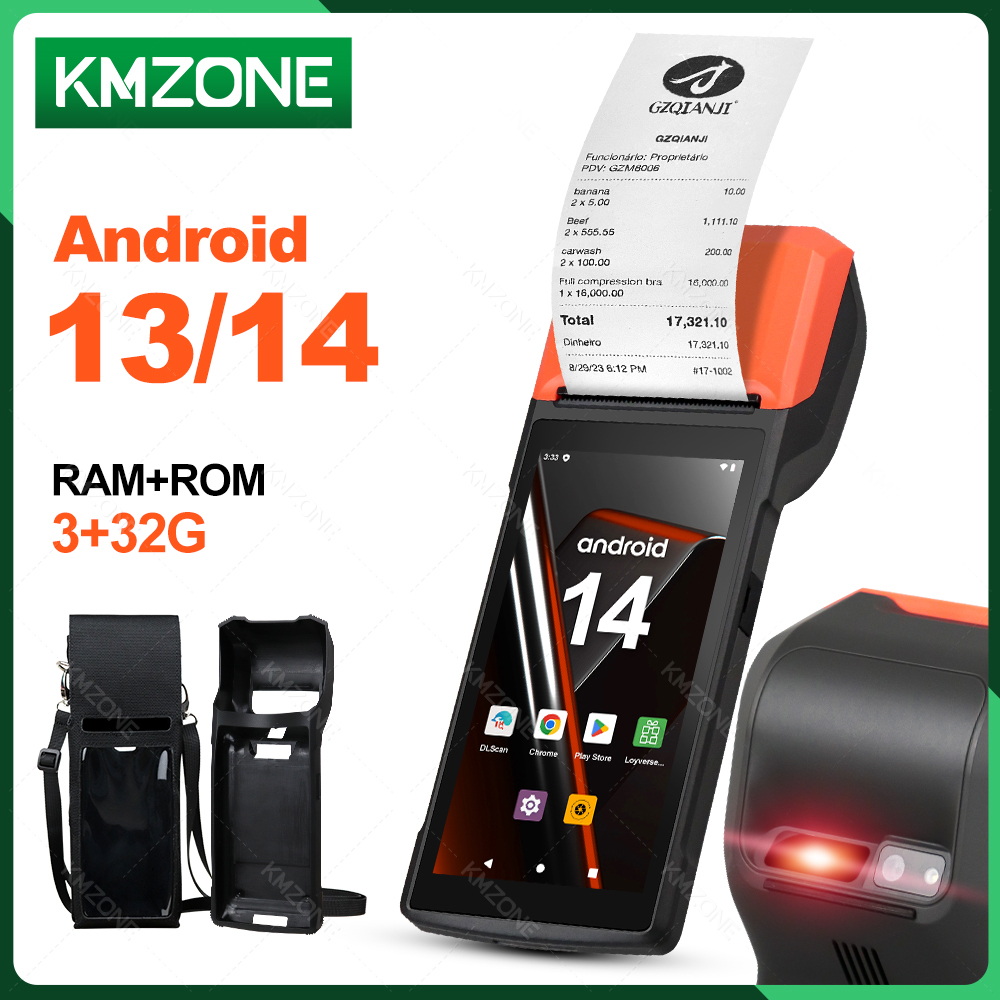 El Android 13/14 PDA Yazıcı 58 - Pos Terminal Android incelemesi ve fiyatı