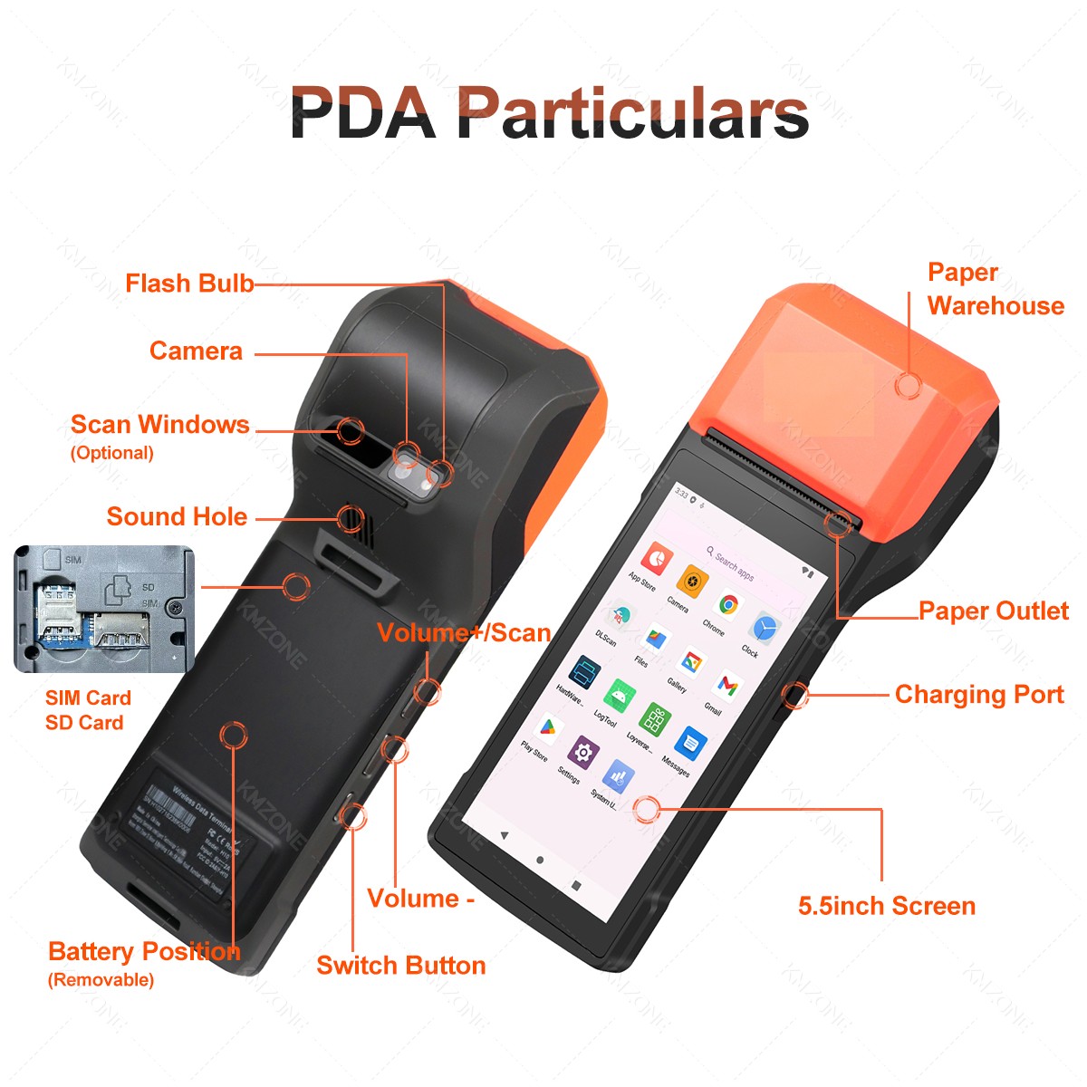 El Android 13/14 PDA Yazıcı 58 - Pos Terminal Android incelemesi ve fiyatı